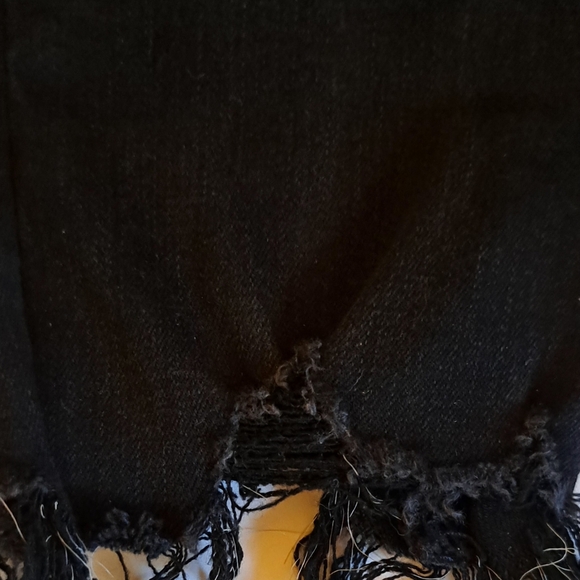 Abercrombie & Fitch Simone Distress  Classic Black Women's Jeans Size 4 - Picture 5 of 6